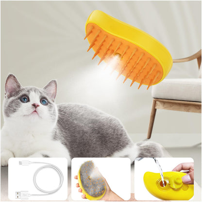 Pet Silicon Steam Brush