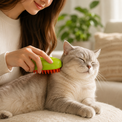 Pet Silicon Steam Brush