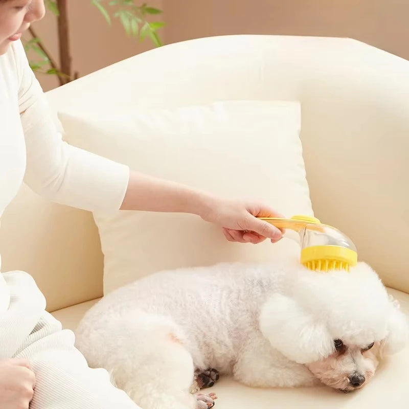 Soft Silicone Pet Bath Massage Brush