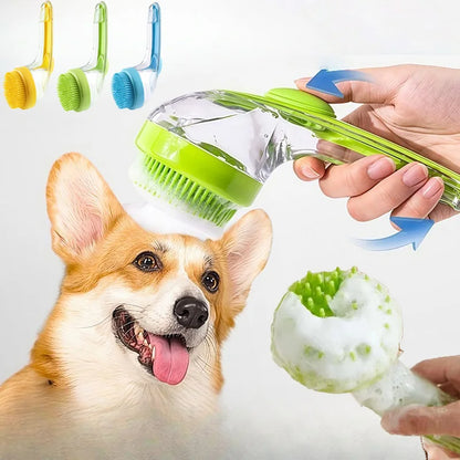 Soft Silicone Pet Bath Massage Brush