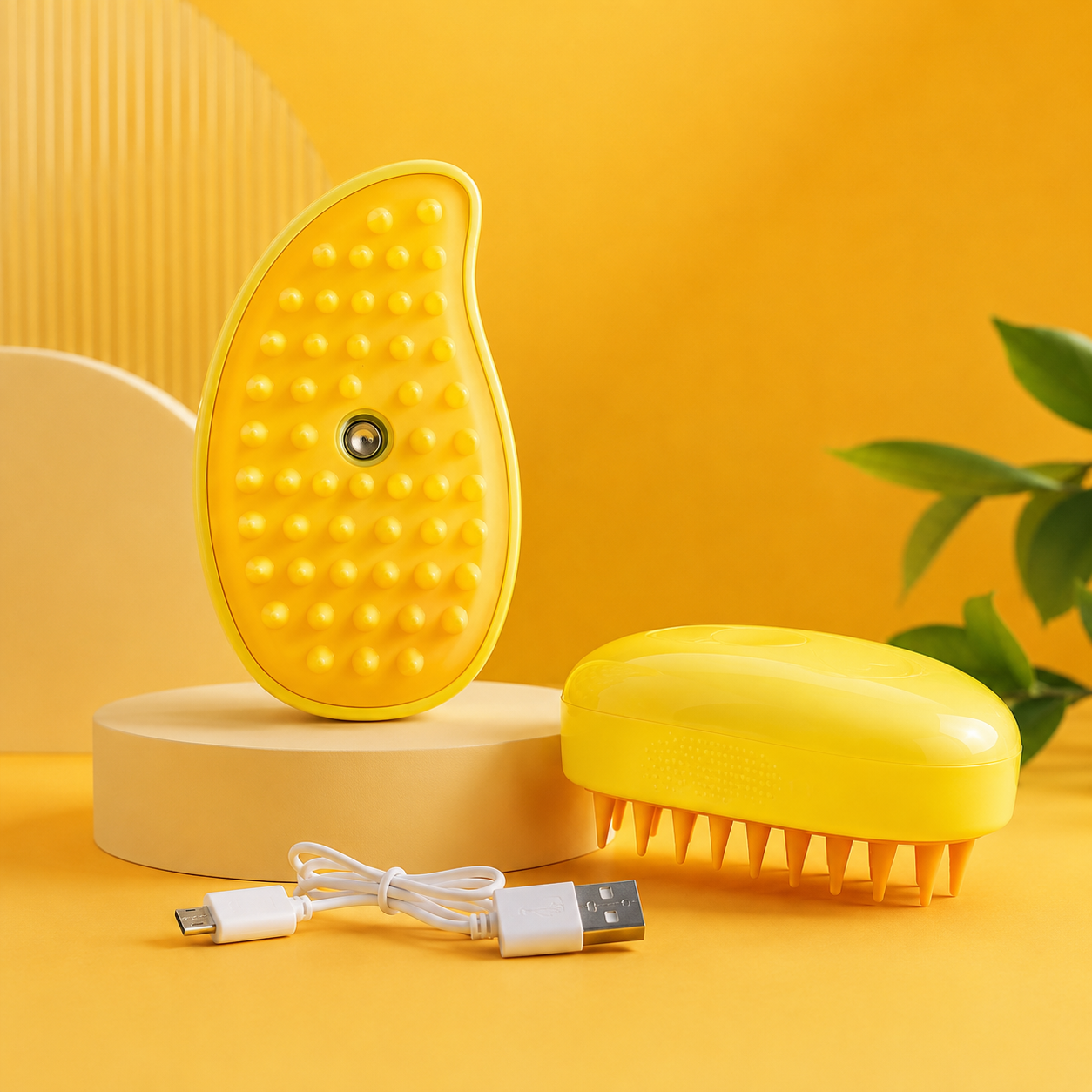 Pet Silicon Steam Brush